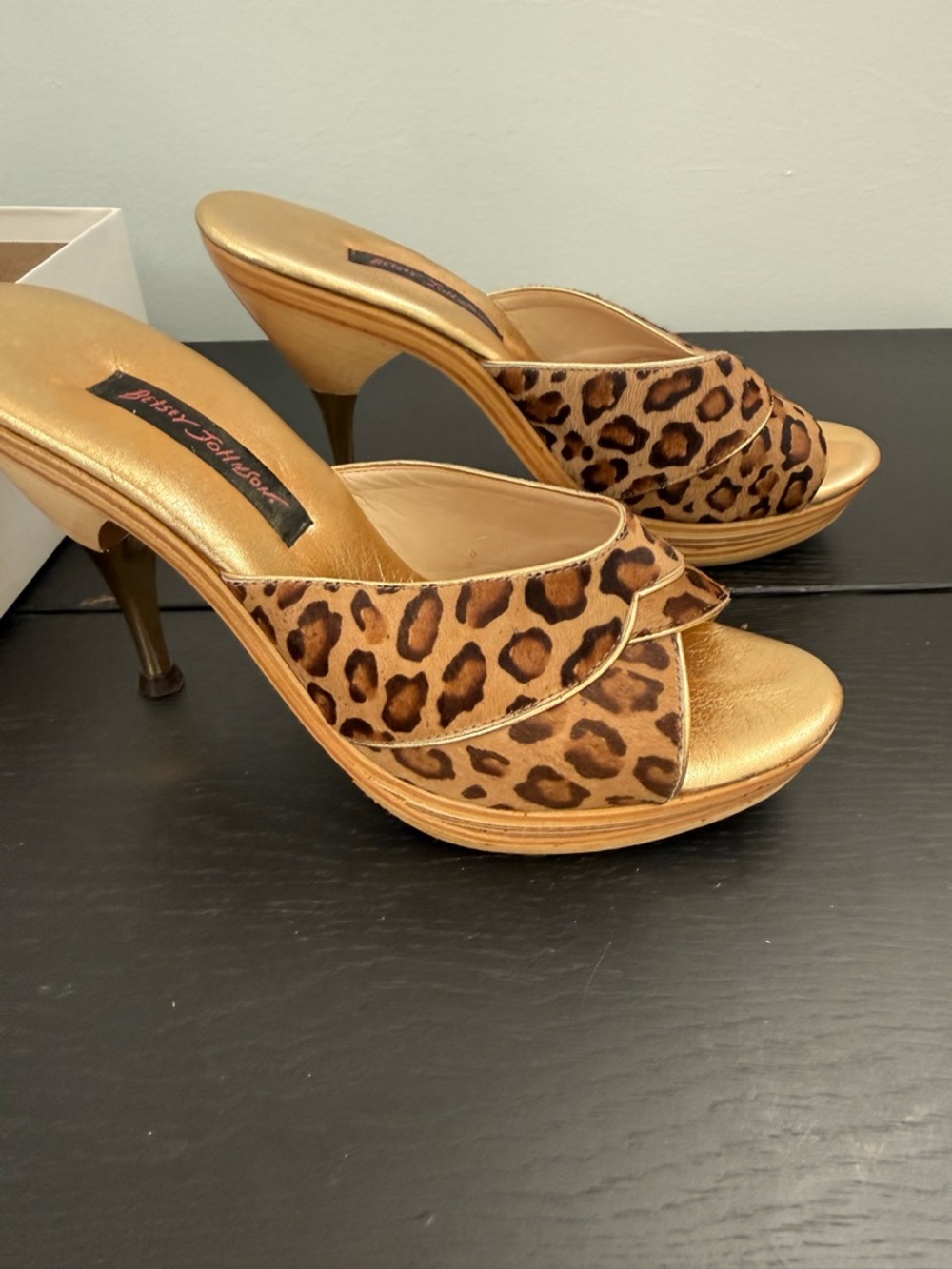 Betsey Johnson Leopard Print Polly’s